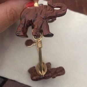 Bourbon and boweties elephant bangle